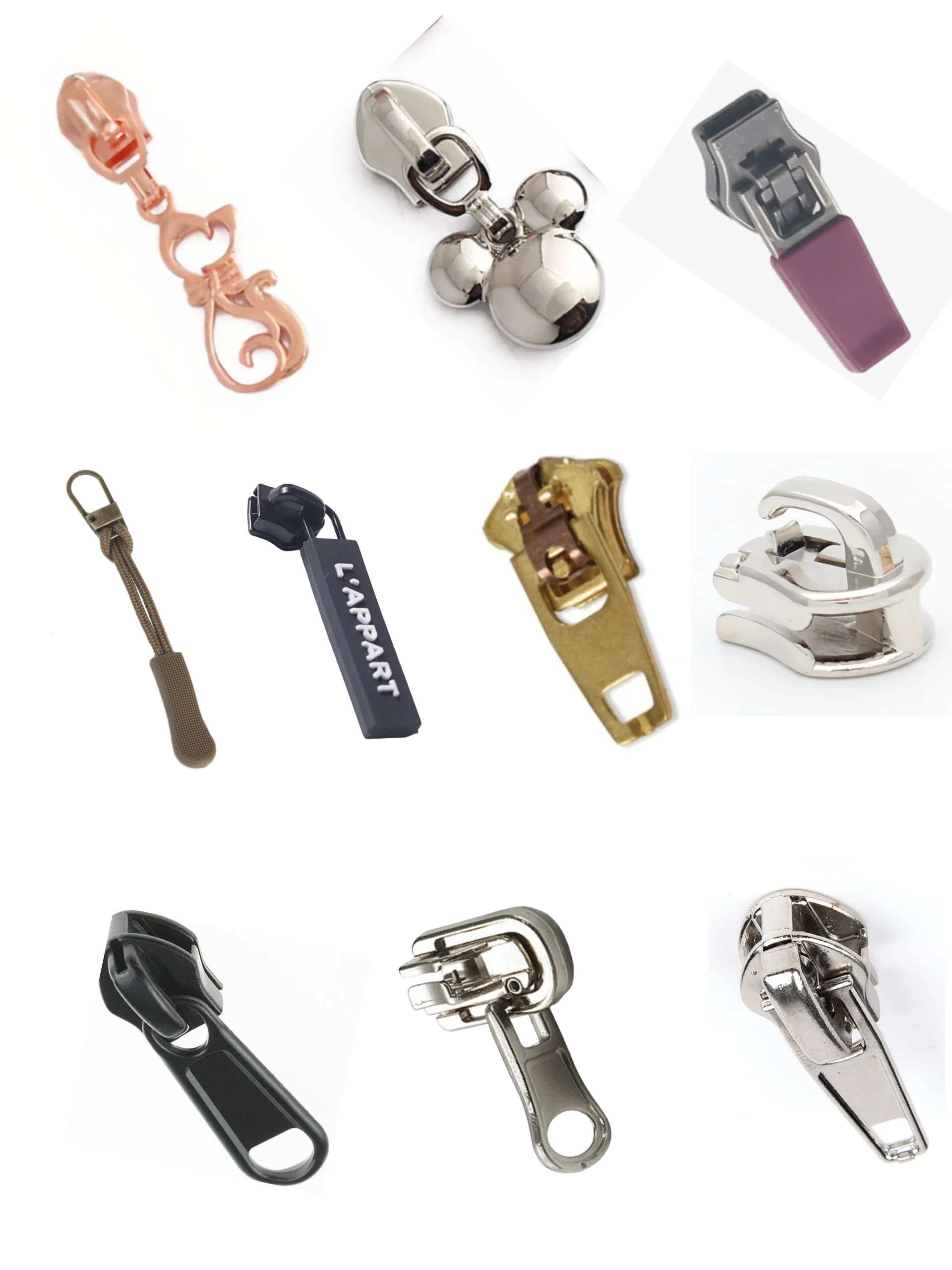 Assorted Zipper Pullers