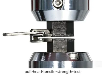 zipperhardware Zeelink quality test Zipper tensile strength test