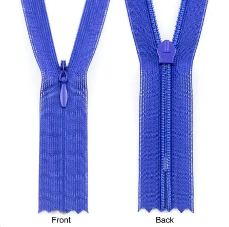 Closed-End Invisible Zipper