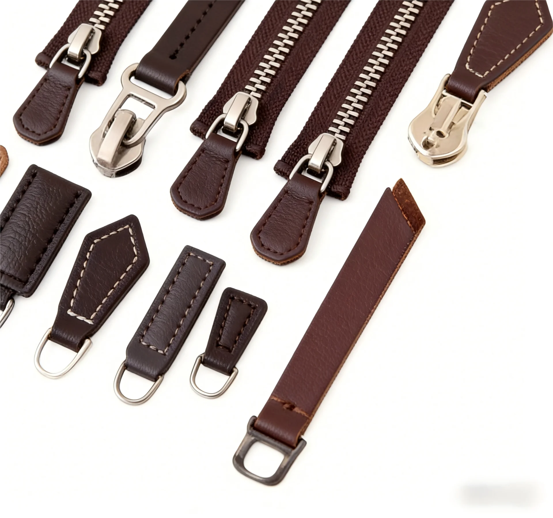 Custom Leather Zipper Pulls