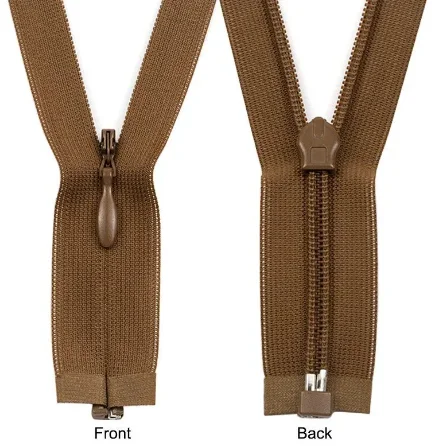 Open-End Invisible Zipper