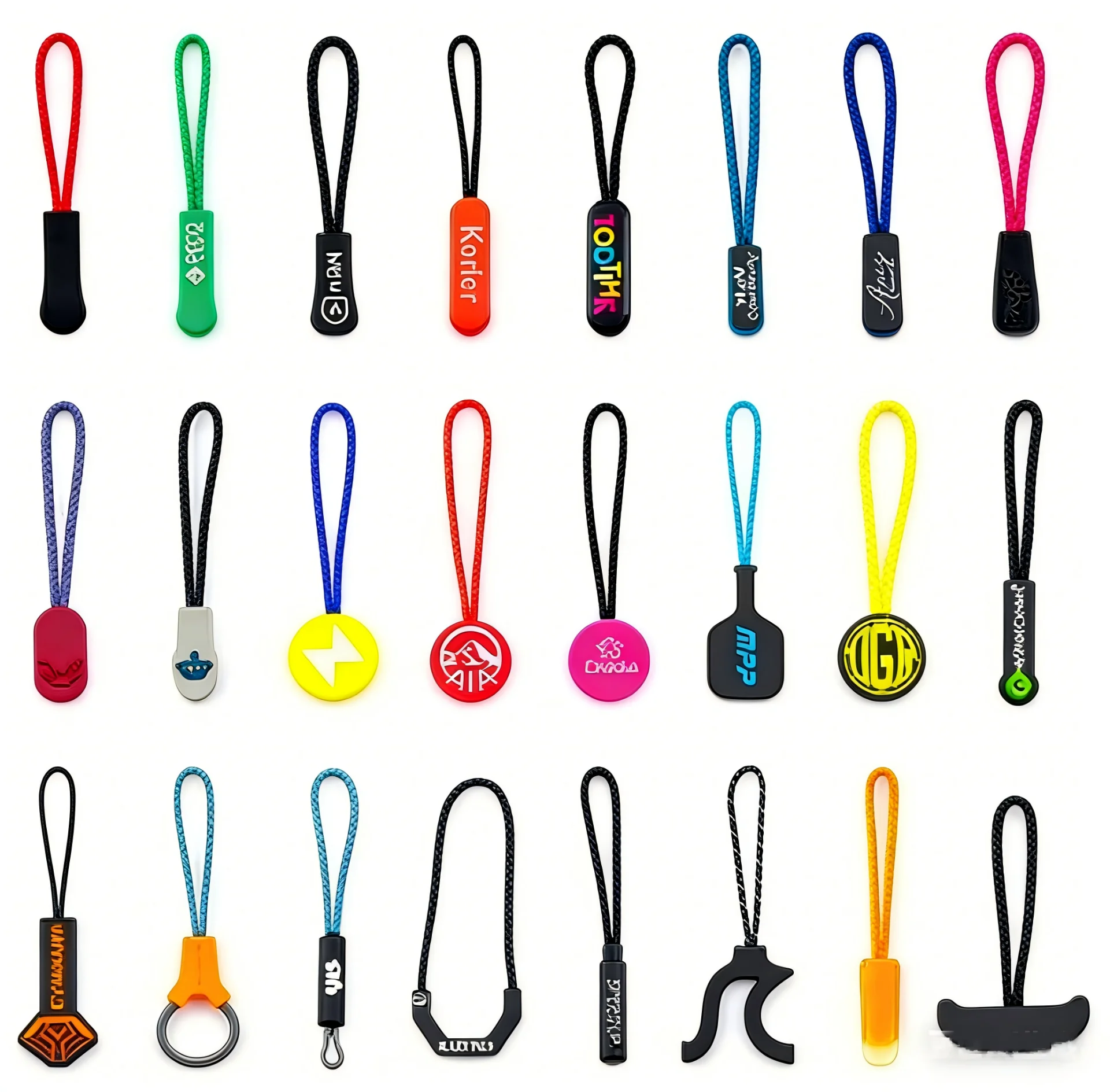 Custom Rope Zipper Pulls