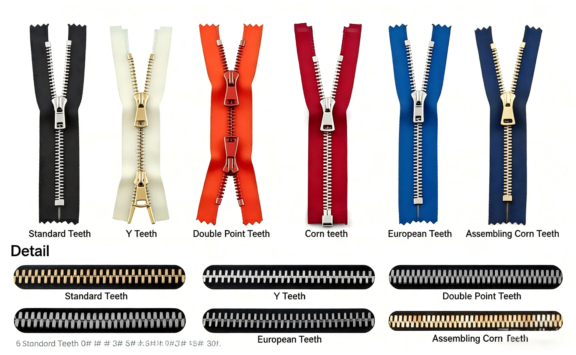 Metal Zipper Teeth Overview