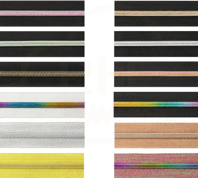 Colorful Nylon Zipper Collection